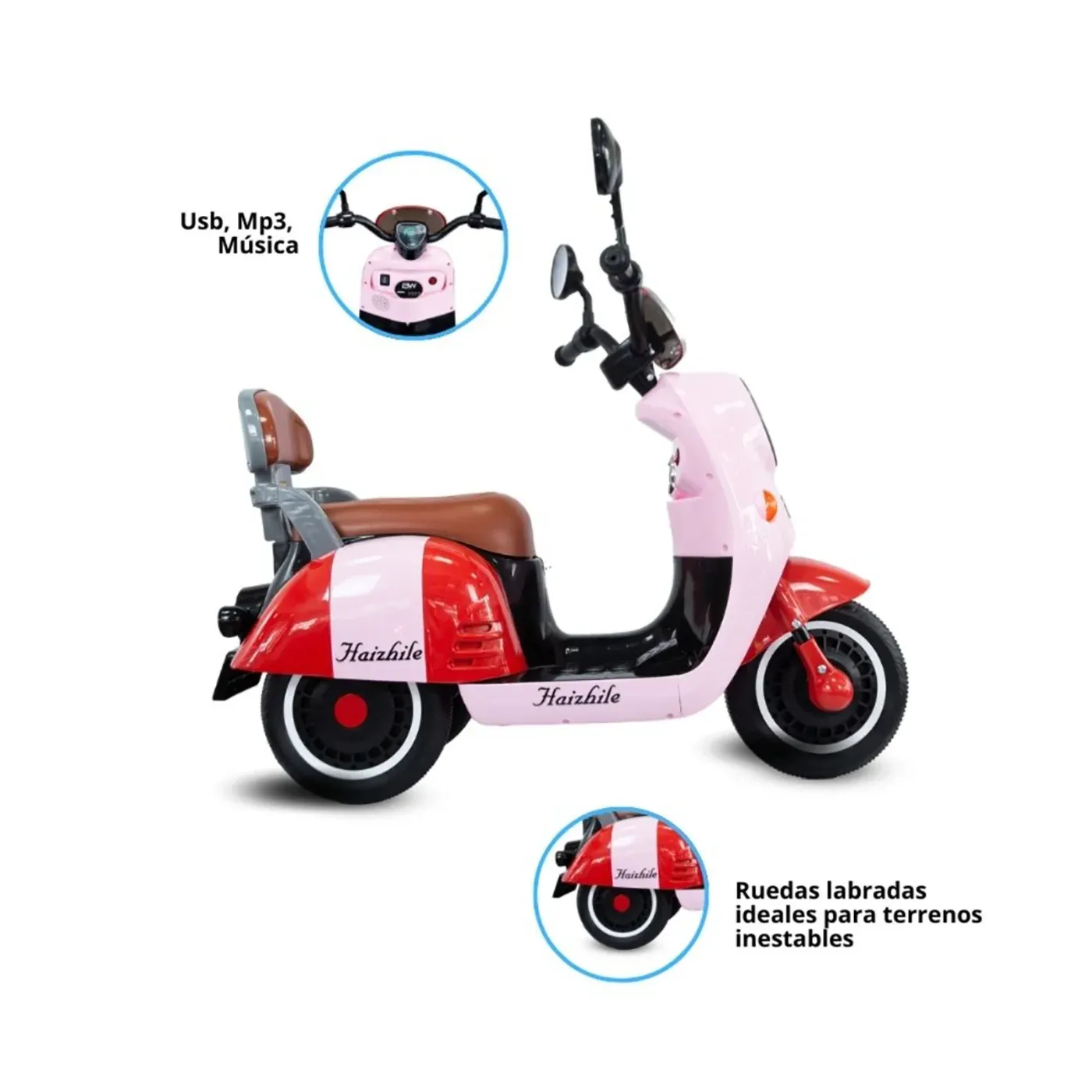 MOTO NEW VESPA MARTINA PINK 6V EM1600BP PRINSEL - Image 7
