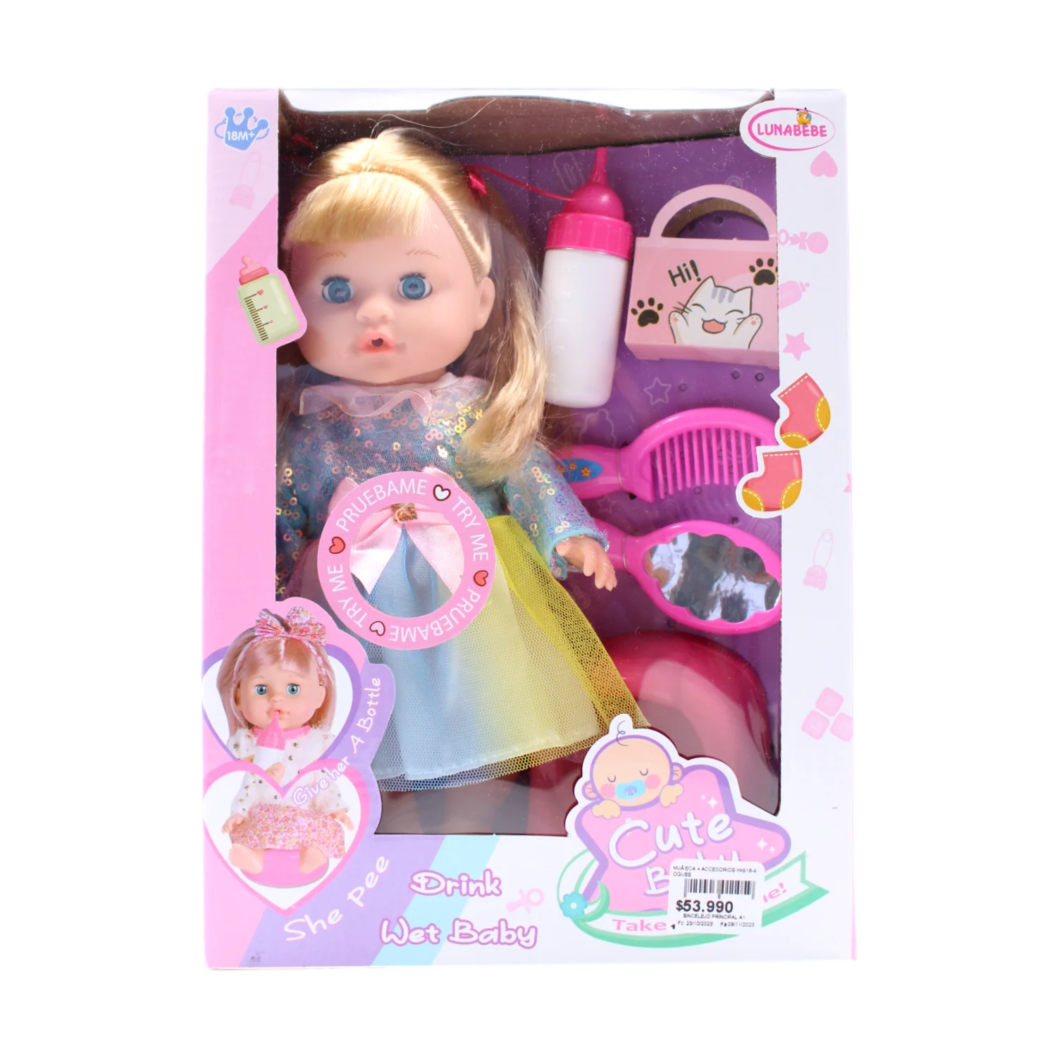MUÑECA + ACCESORIOS HX618-4 OGUSS - Image 3