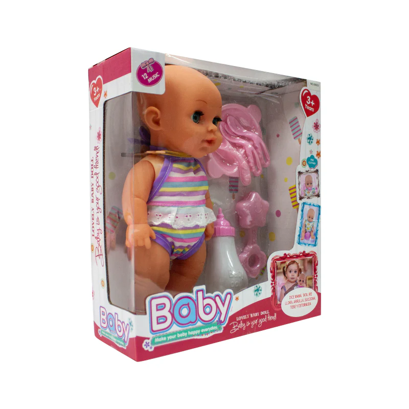 MUÑECO LOVELY12 SONIDOS CJ 2876 PLASTICO - Image 2
