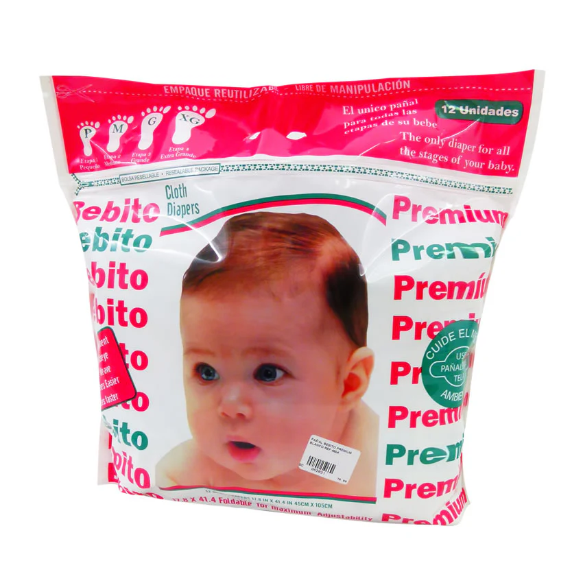 Pañal Premium Blanco X12 4504 Bebito - Image 2