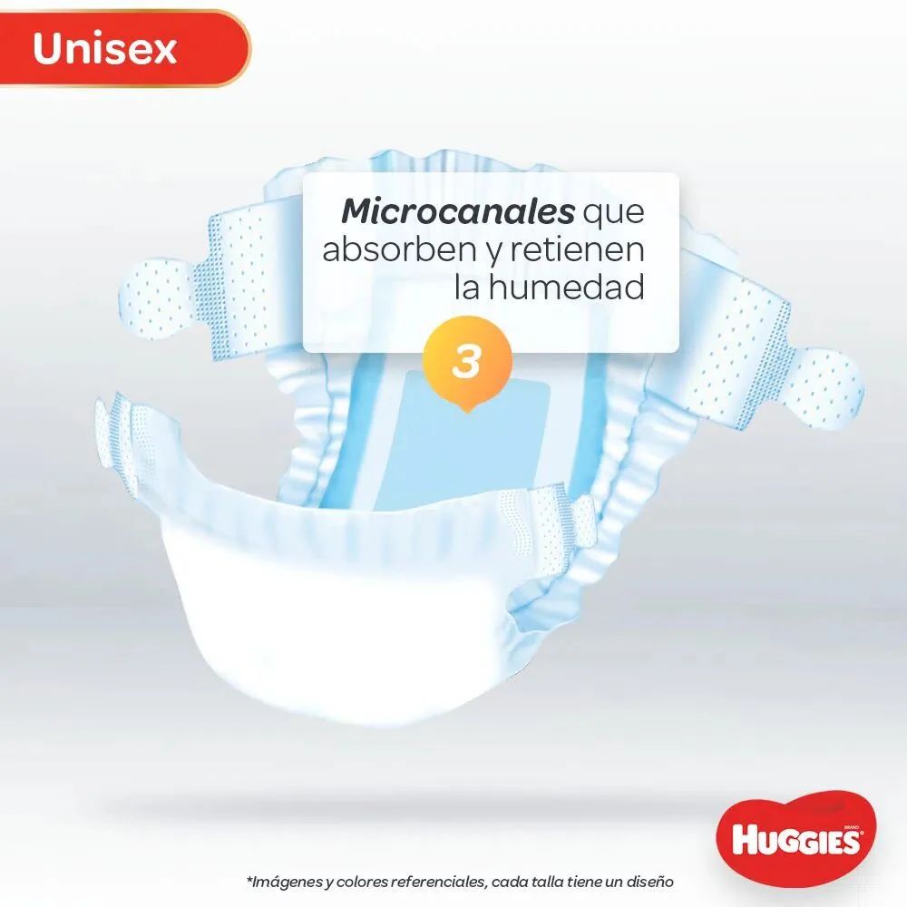 Pañal Natural Care Et2 X72 Huggies - Image 4