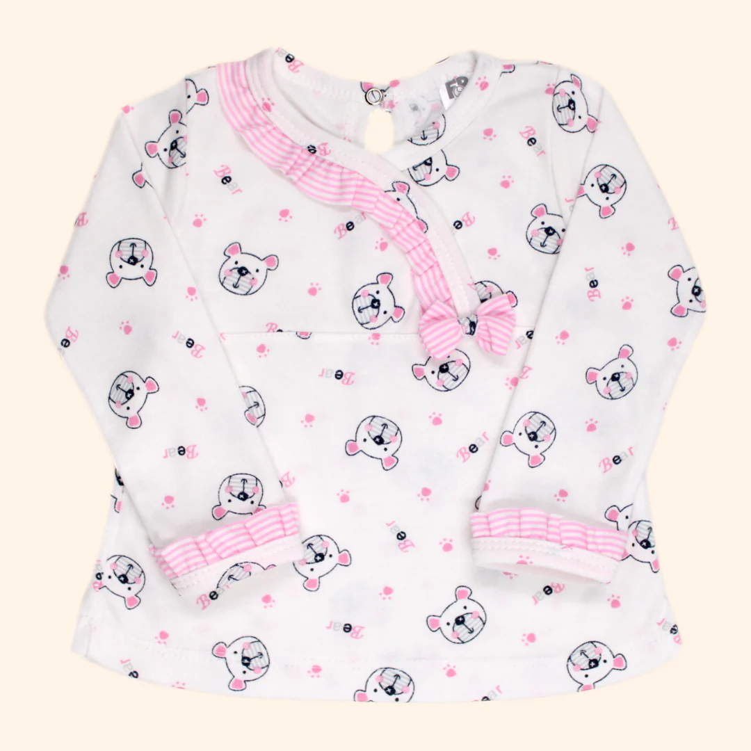 PIJAMA 2 PZS BEBE NIÑA 10748 FOR BABY - Image 2