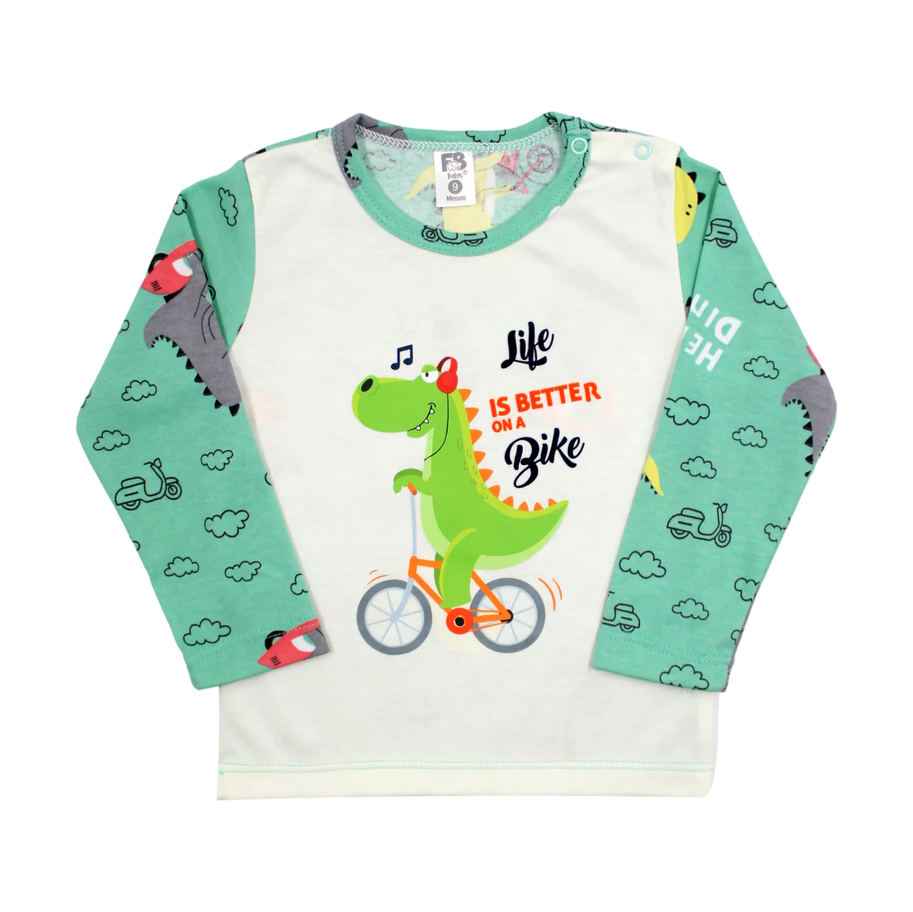 PIJAMA 2 PZS BEBE NIÑO 10743 FOR BABY - Image 6