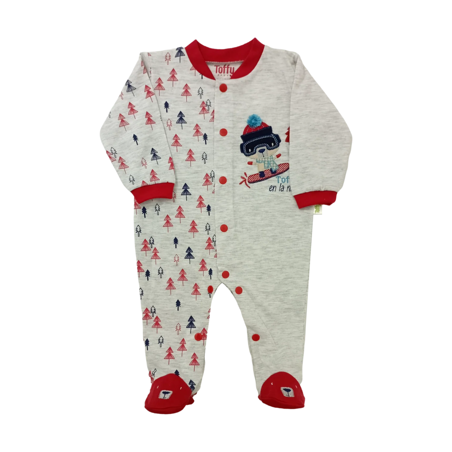 Pijama Con Pie Niño 2128 Toffy Baby