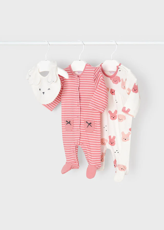 Set Pijamas X2 + Babero 2609 Mayoral - Image 7