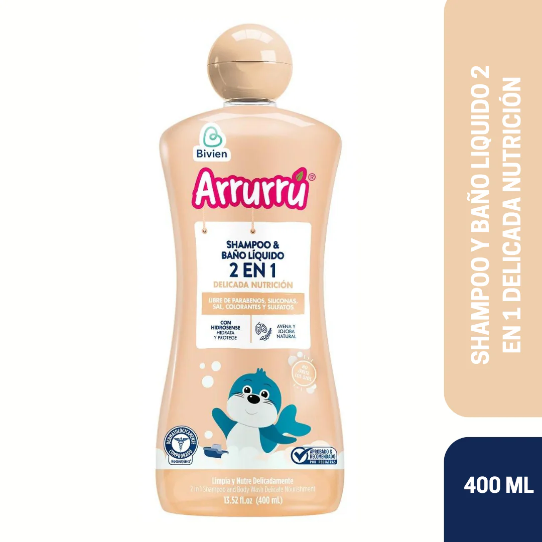 SHAMPOO Y BAÑO LIQ DEL NUT X400 AAB204