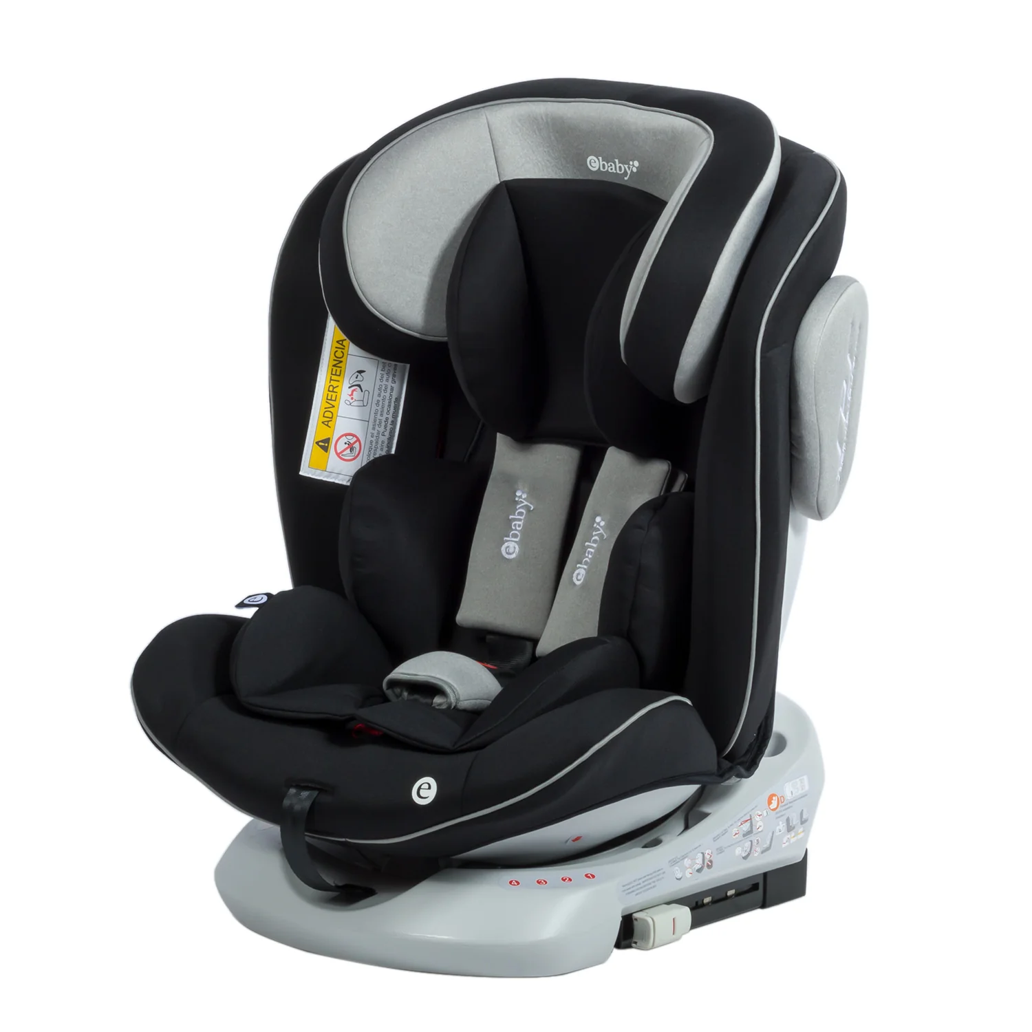 SILLA AUTO RONA EB581 GRIS CLARO EBABY - Image 4