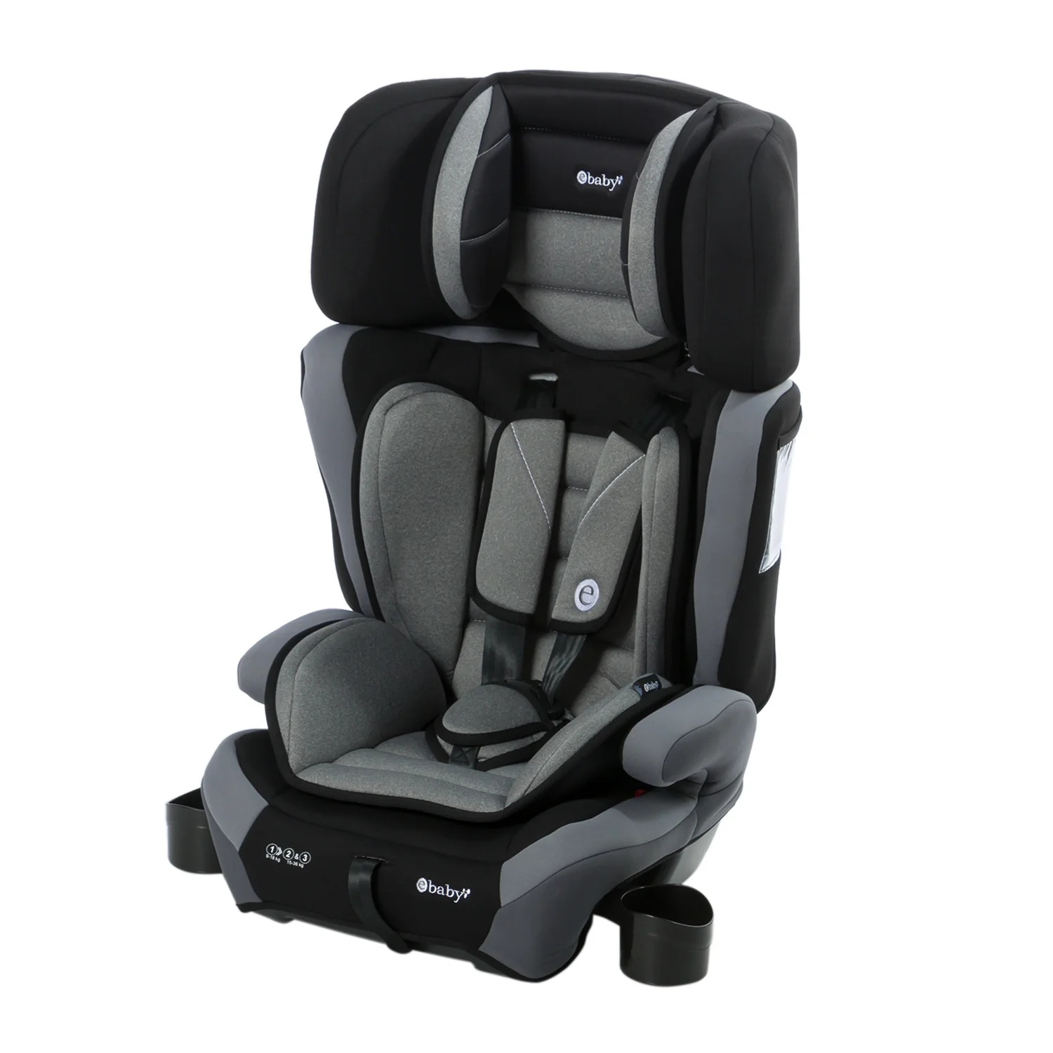 SILLA AUTO TATU EB572 GRIS CLARO EBABY - Image 6