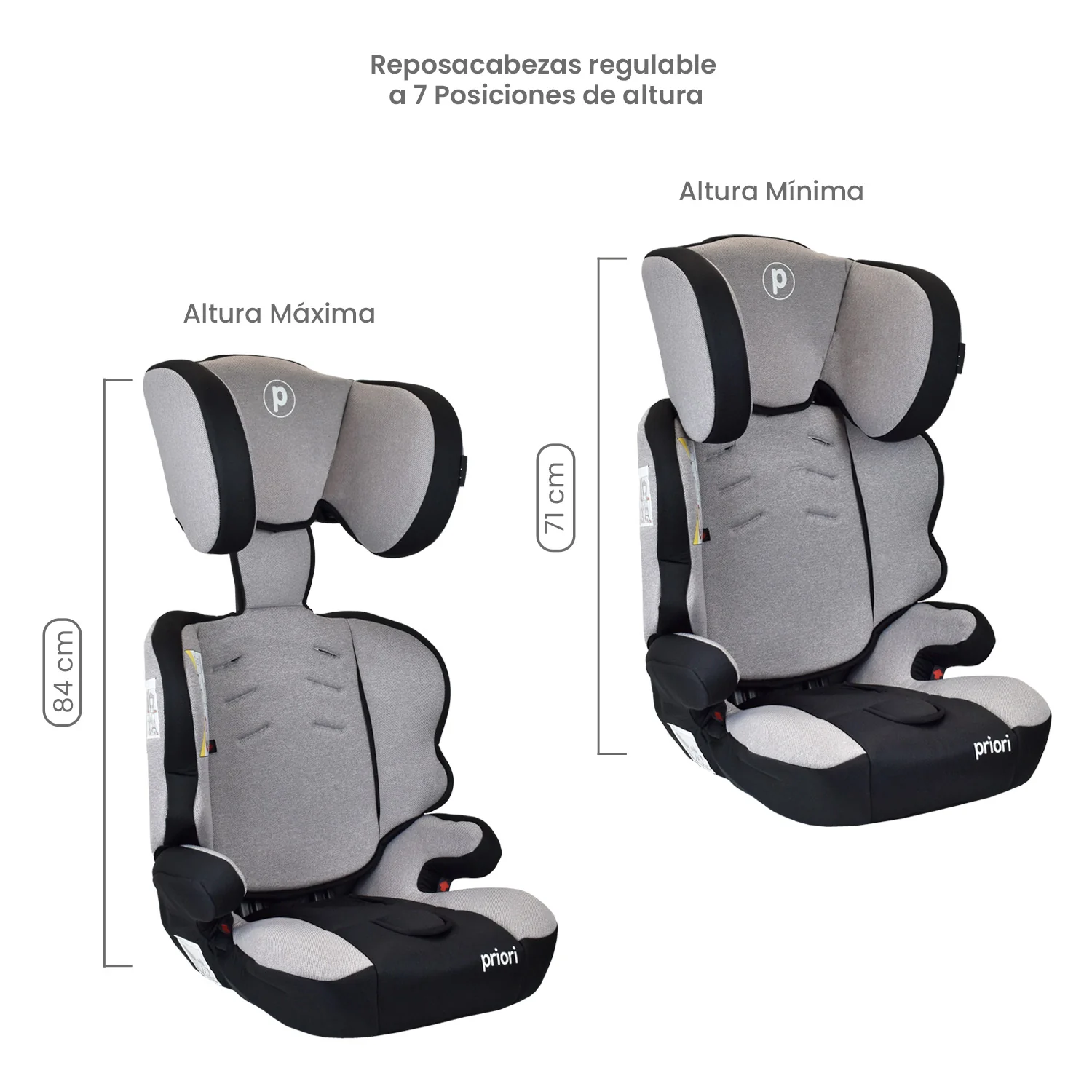 SILLA CARRO BEBÉ THUNDER GRIS PRIORI - Image 7