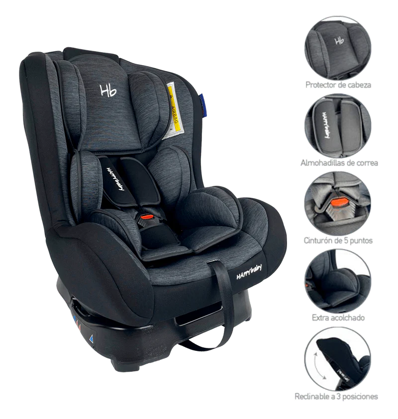 SILLA CARRO GOLD HAPPY BABY GRIS