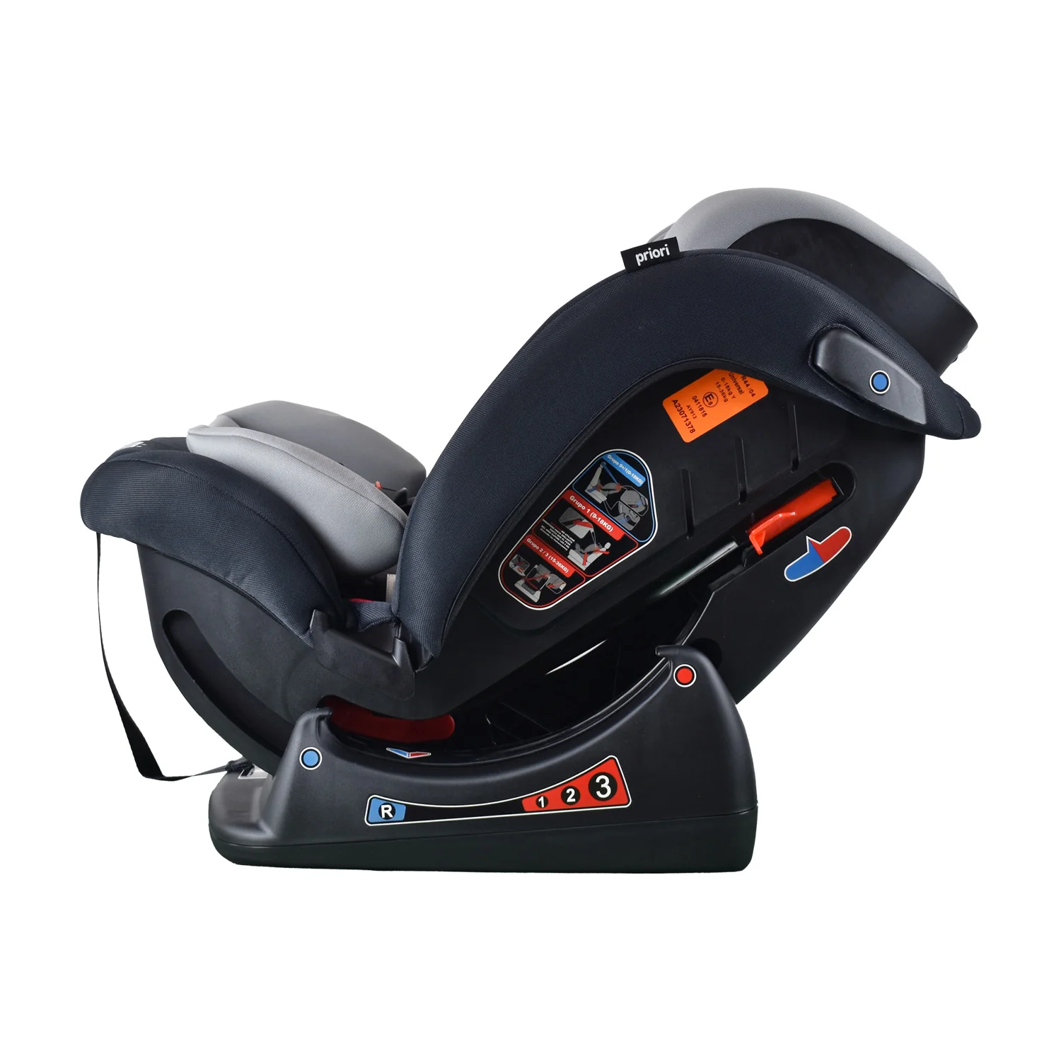 SILLA CARRO ZEN PRIORI NEGRO - GRIS - Image 7