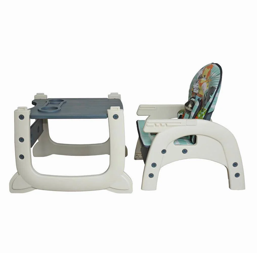 SILLA COMEDOR 3 EN 1NHC BEBESITOS GRIS - Image 2