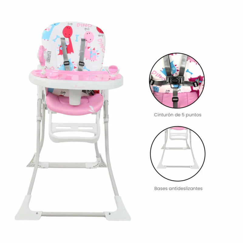SILLA COMEDOR MONACO PREMIUM BABY ROSADO - Image 4