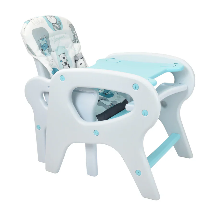 SILLA COMEDOR PARA BEBÉ 3 EN 1 CON DISEÑO DE ANIMALITOS PCM-10 PRIORI AZUL - Image 7