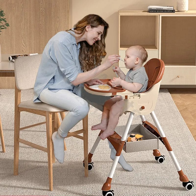 SILLA COMEDOR RUEDAS 1399-2 BABY KAYS MENTA - Image 3