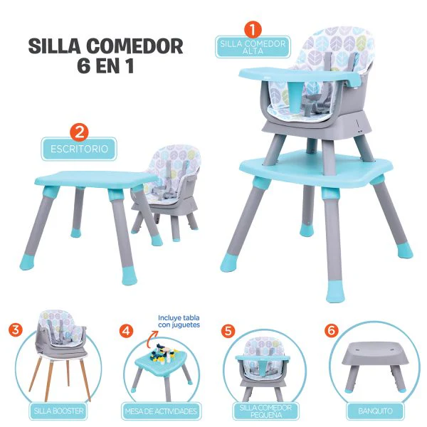 SILLA COMEDOR SIDNEY 6EN1 PRIORI PINK - Image 11
