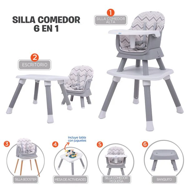 SILLA COMEDOR SIDNEY 6EN1 PRIORI PINK - Image 2