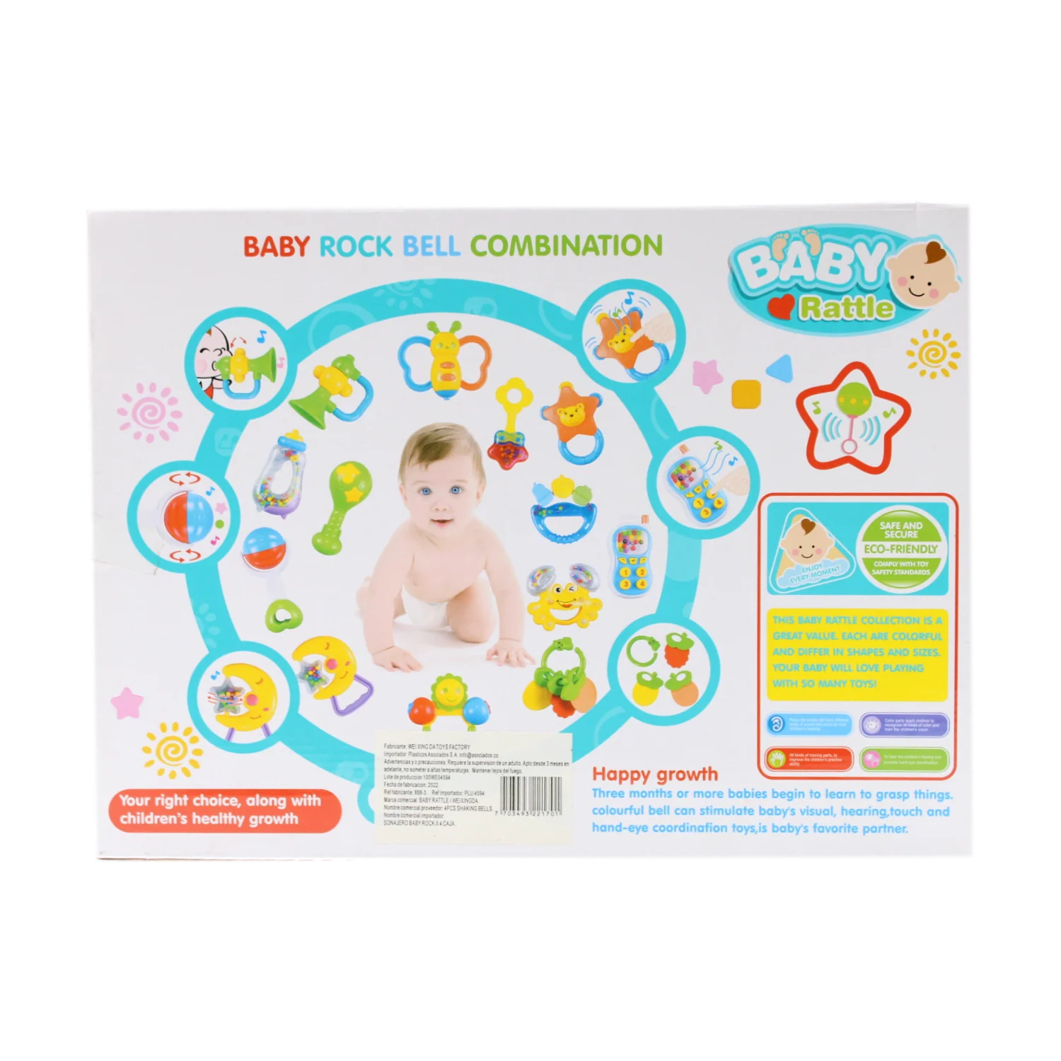 Sonajero Baby Rock X4 4594 Plasticos - Image 6