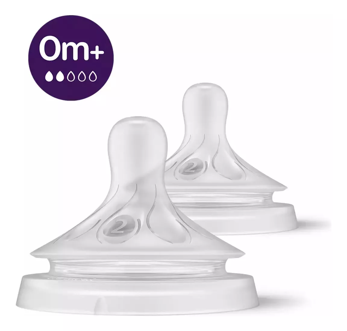 Tetina Natural Response 0M+ Flujo Lento SCY962/02 Avent