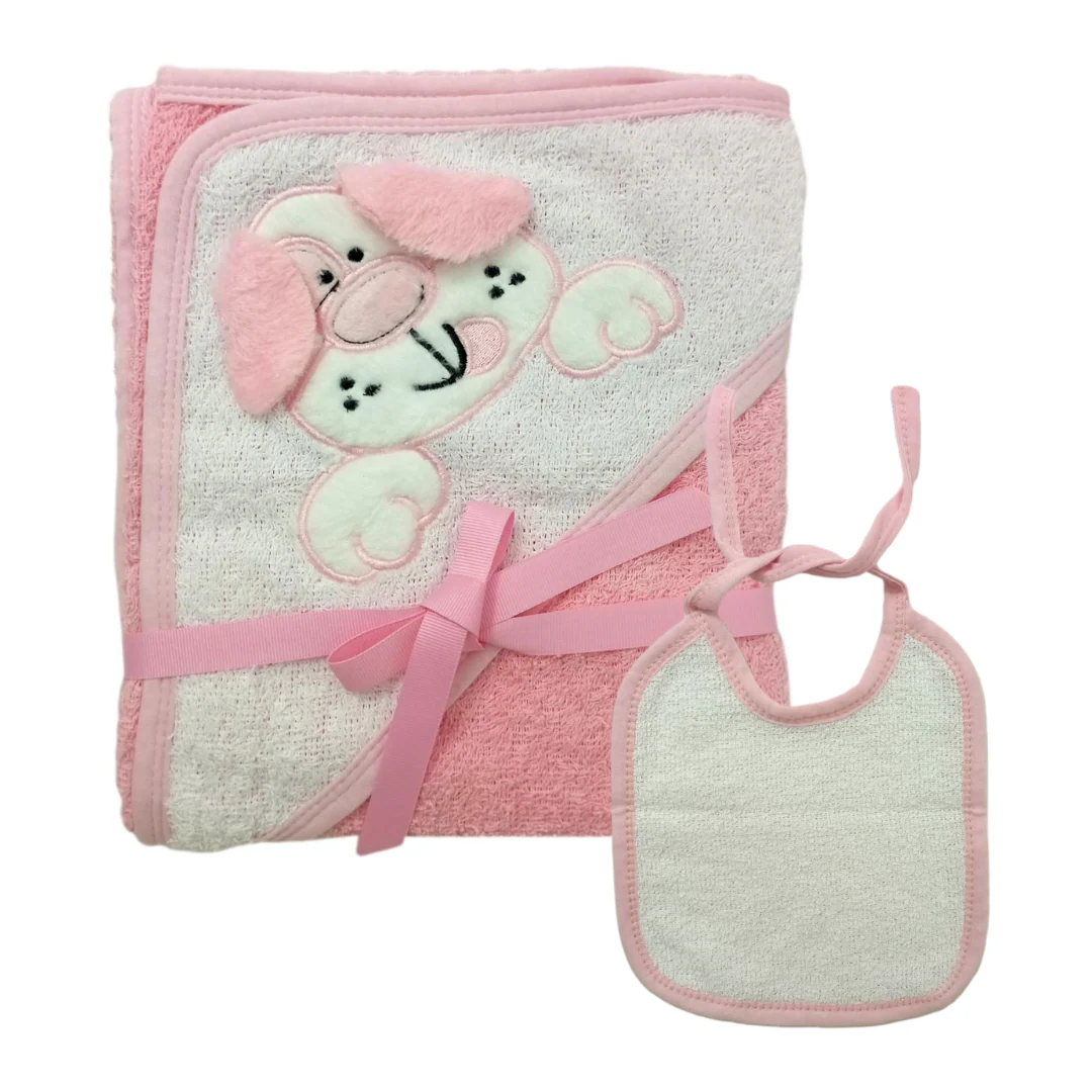 TOALLA CAPUCHA BORD 007 SUEÑITOS BABY