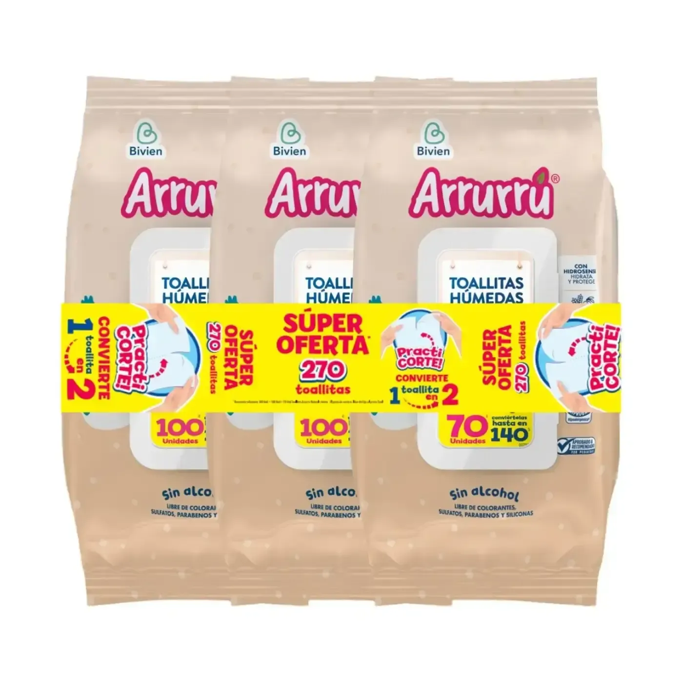 TOALLAS HUMEDAS AVENA X270 ABB506 ARRURRU - Image 2