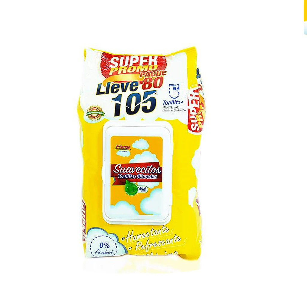 Toallas Humedas X105 Suavecitos