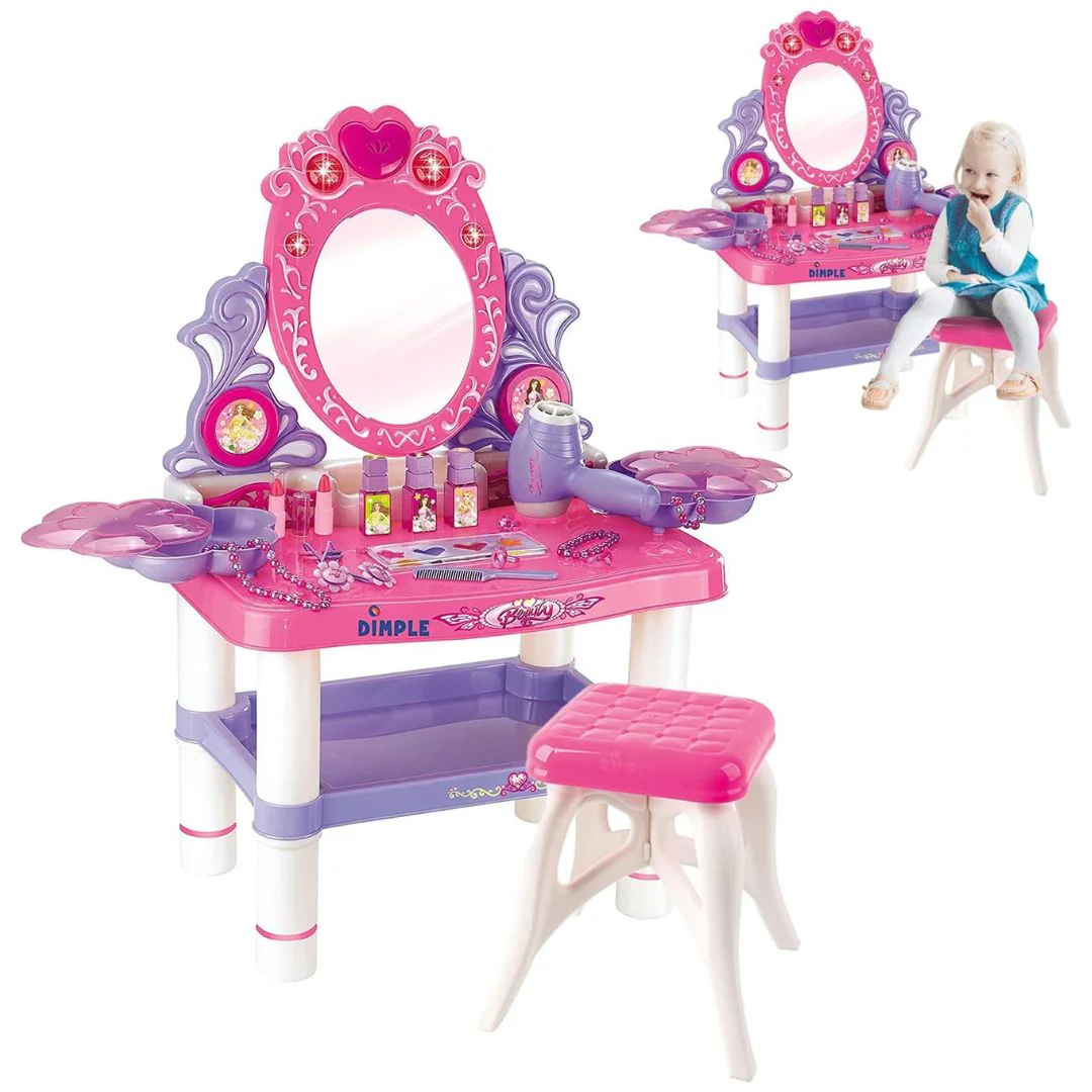 TOCADOR DE MAQUILLAJES ¡DIVERSIÓN PARA PEQUEÑAS ESTILISTAS! 73008 MUNBE
