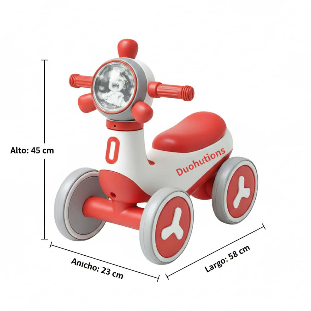 TRICICLO JB-601 ROJO STB - Image 4