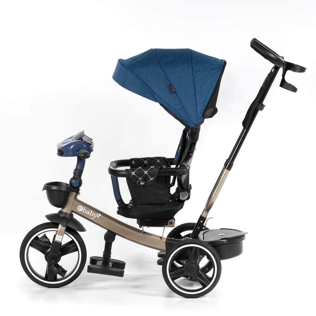 Triciclo Paseador Santorini Eb368 Ebaby Azul - Image 2