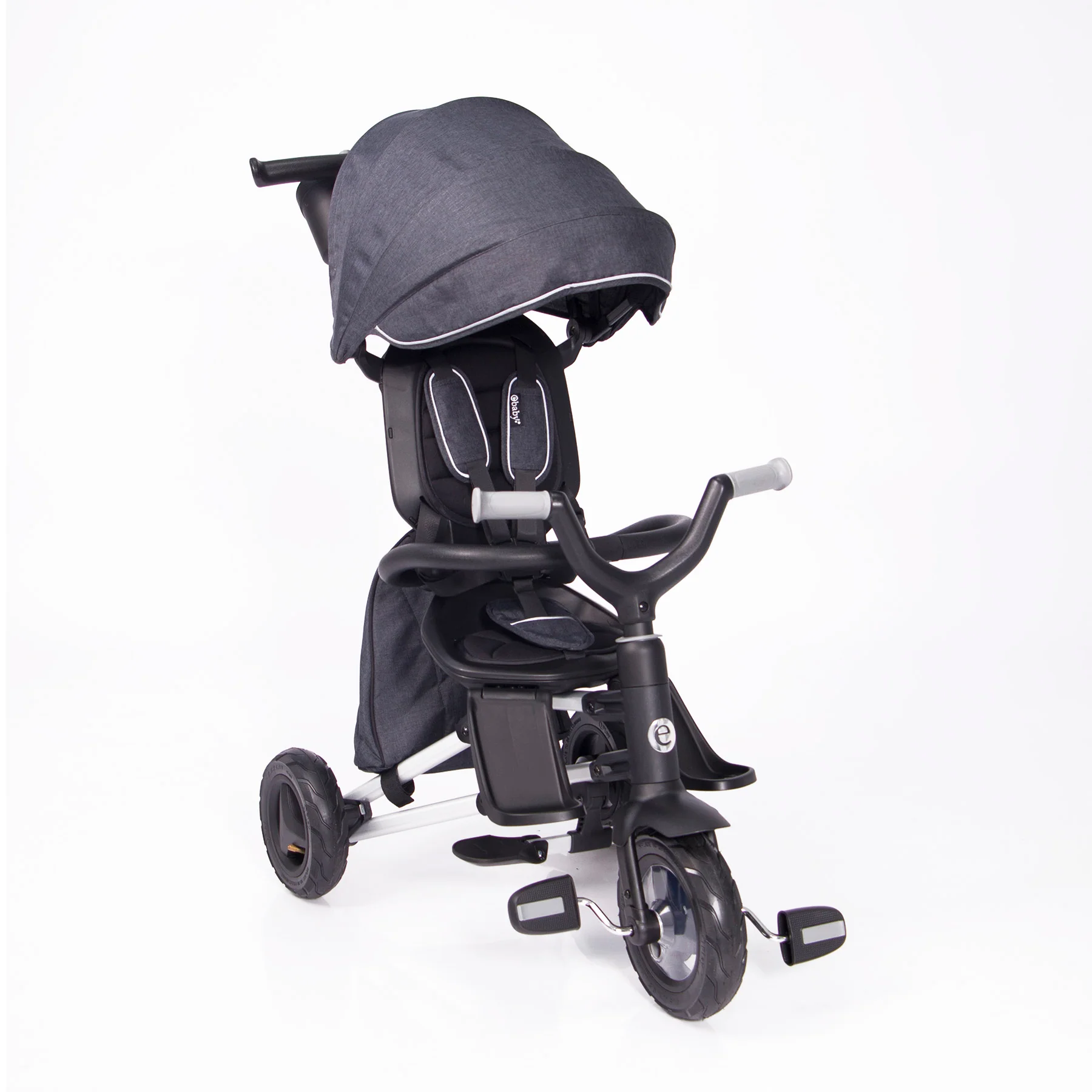 Triciclo Plegable Nova Eb338B Ebaby Gris