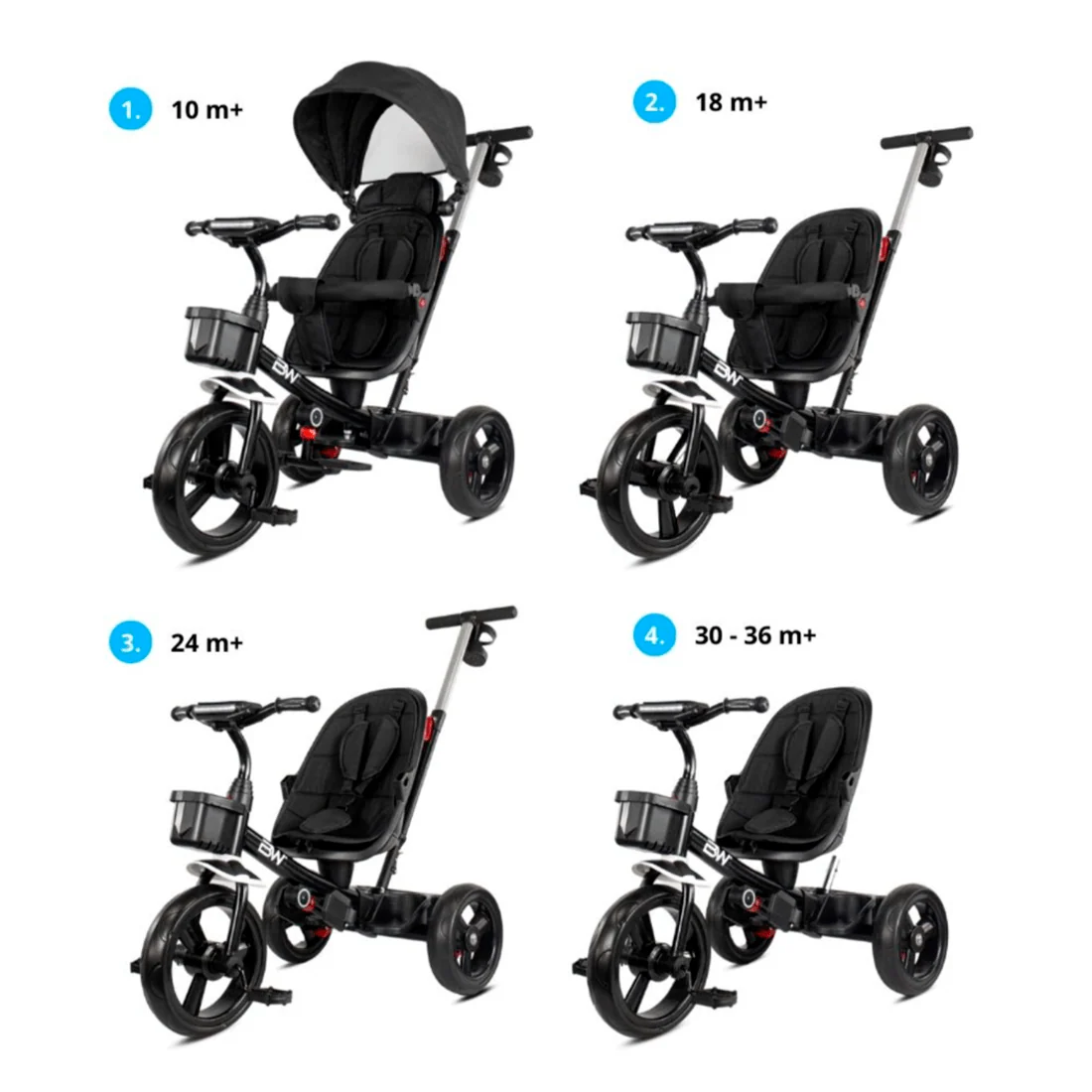TRICICLO SUN 360 LLX698BG BLACK PRINSEL - Image 5