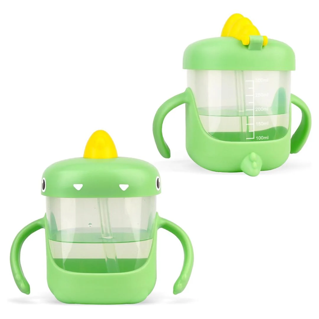 VASO ENTRENADOR PARA BEBÉ CON DISEÑO DE DINOSAURIO 300ML 35157-9 MUNBE - Image 4