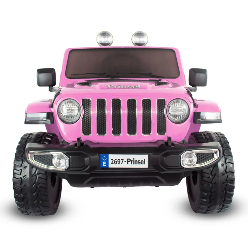 VEHICULO ELÉCTRICO WRANGLER SPEED ROSADO 12V CON EVA EM938P PRINSEL - Image 2