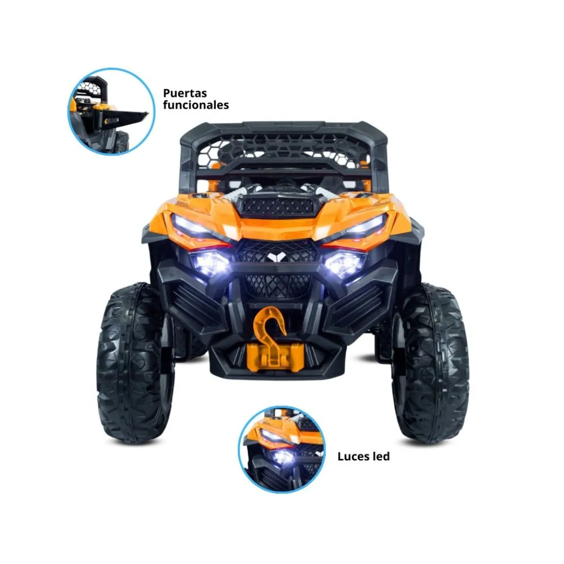 VEHICULO ELÉCTRICO XPLORE DLX ORANGE 12V EMY8888O PRINSEL - Image 2