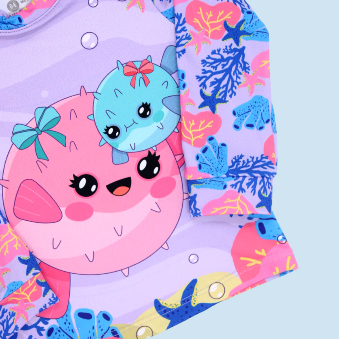 VESTIDO DE BAÑO NIÑA PEZ GLOBO 3901 MI PUPA - Image 4