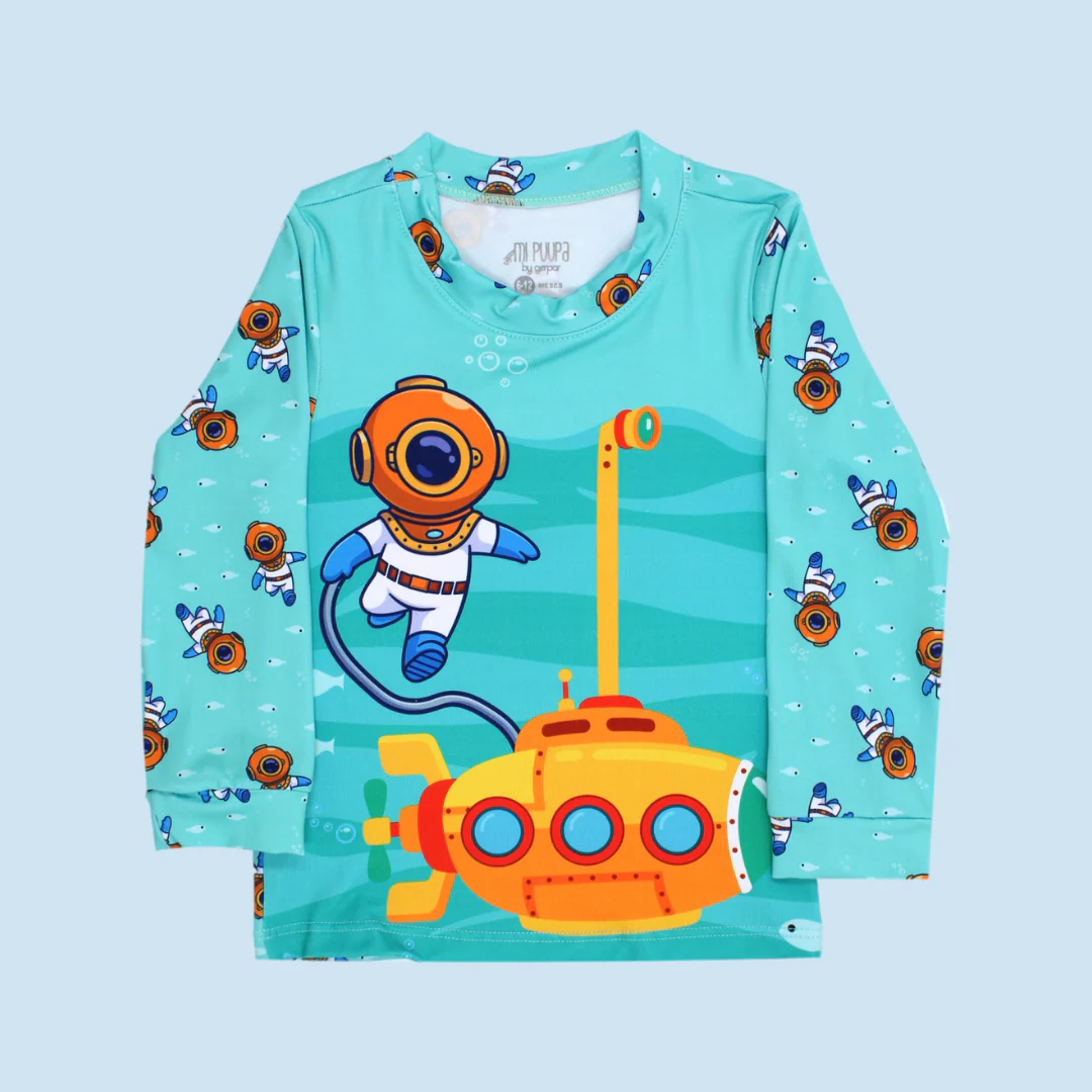 VESTIDO DE BAÑO NIÑO ASTRONAUTA 3902 MI PUPA - Image 2